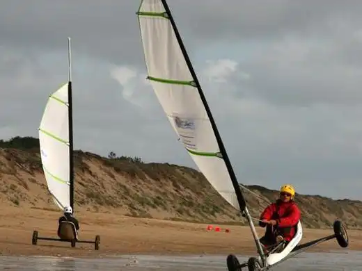 Char à voile plage Vendée